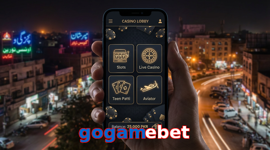 Main screen of Gogamebet app page for PK players