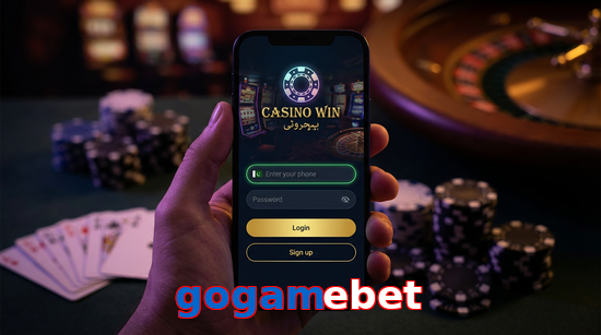 Main screen of Gogamebet login page for PK players