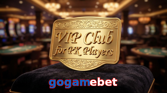 Main screen of Gogamebet vip page for PK players